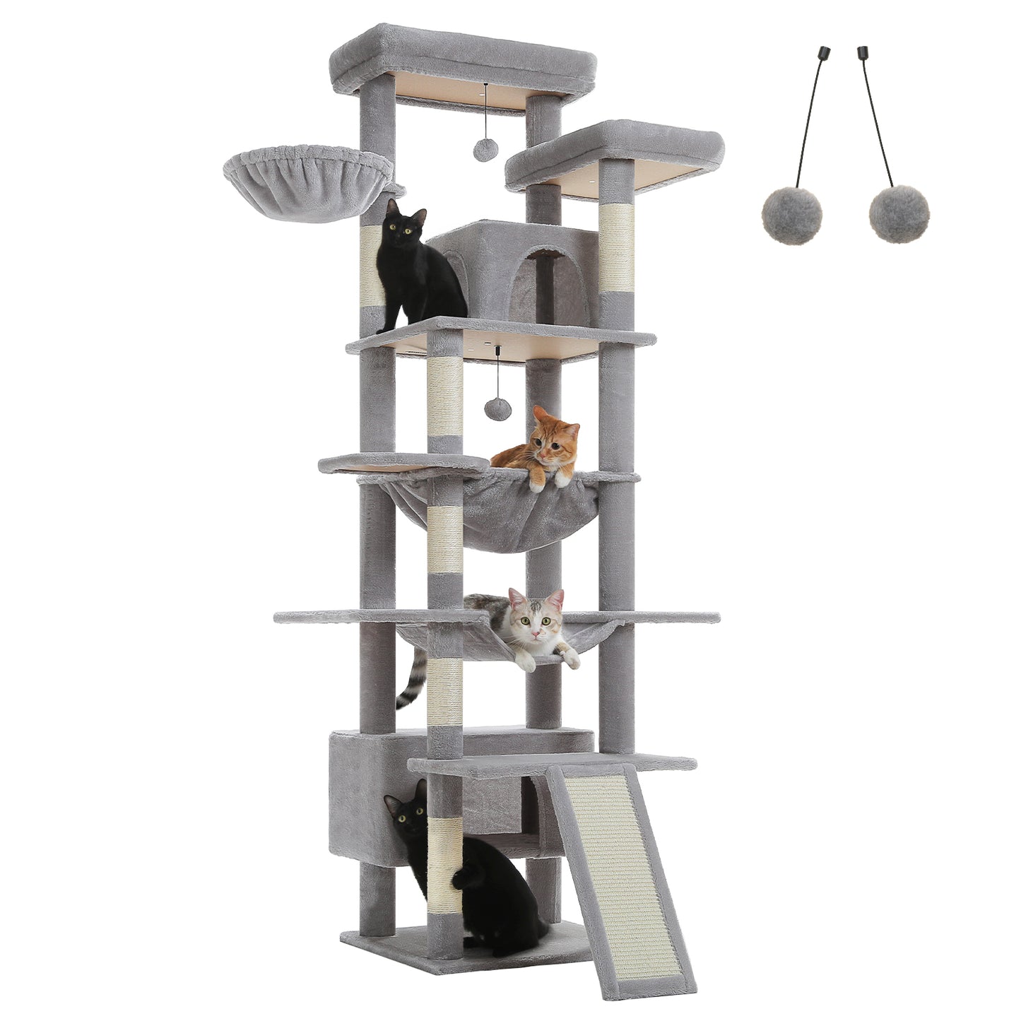 PAWZ Road | 203cm Albero con Tiragriffi per Gatti XXL