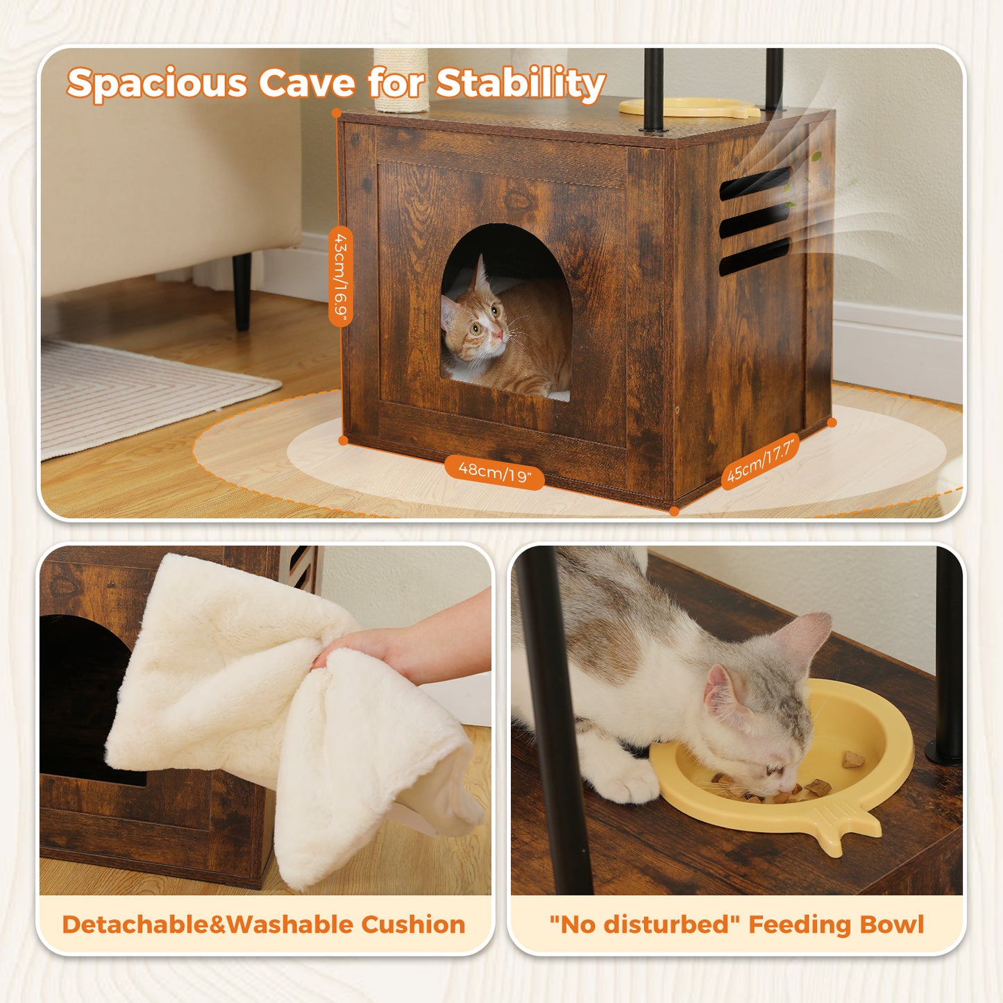 PAWZ Road | 190cm Tiragriffi XXL di Legno