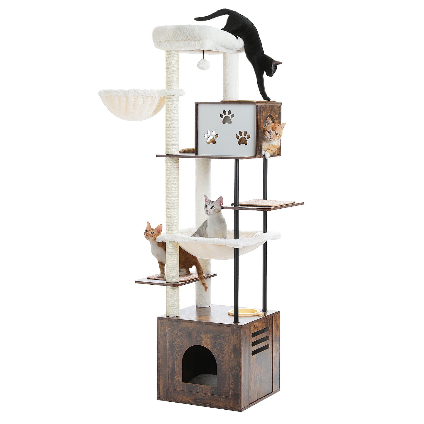 PAWZ Road | 190cm Tiragriffi XXL di Legno