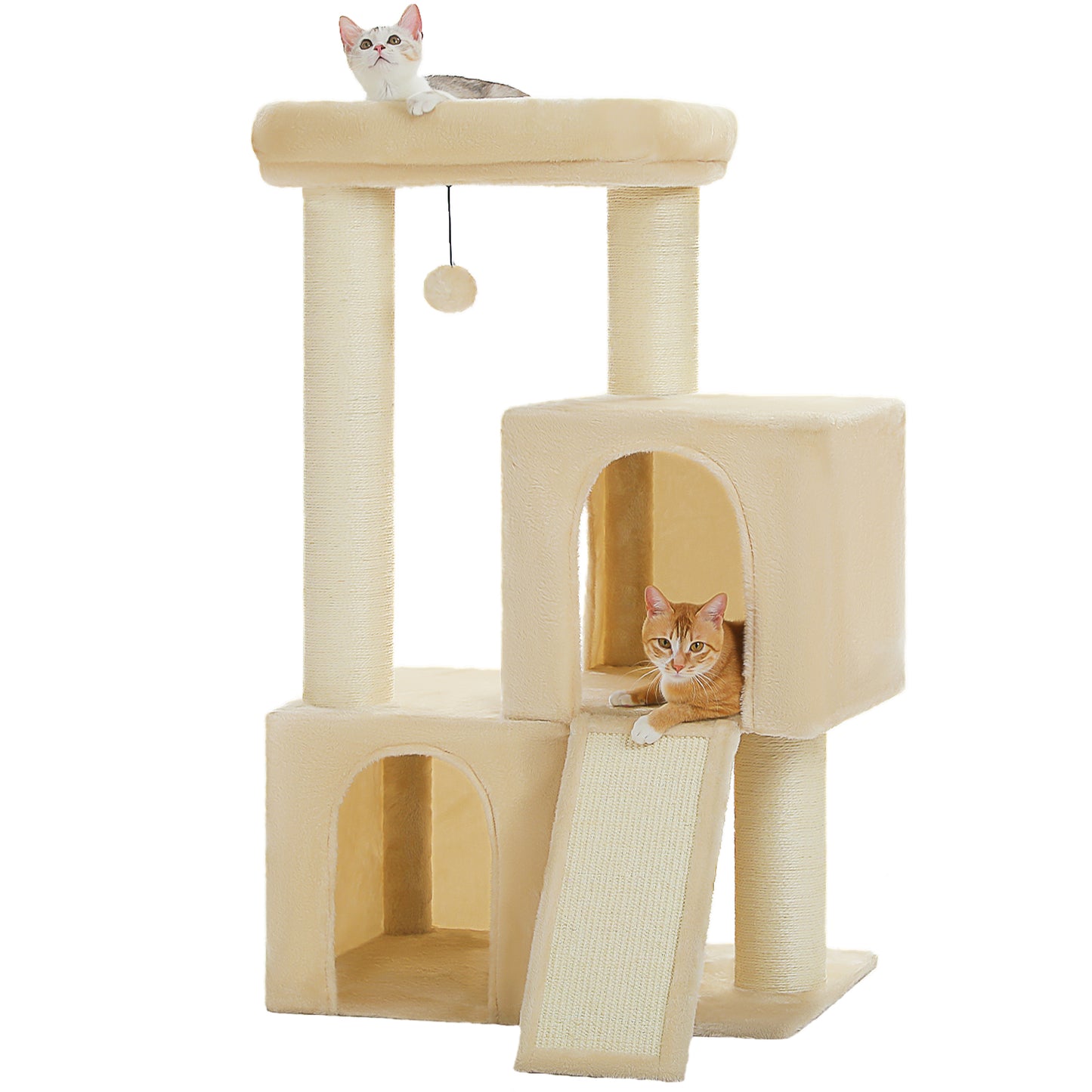 PAWZ Road | 115cm Albero con Tiragriffi per Gatti in sisal