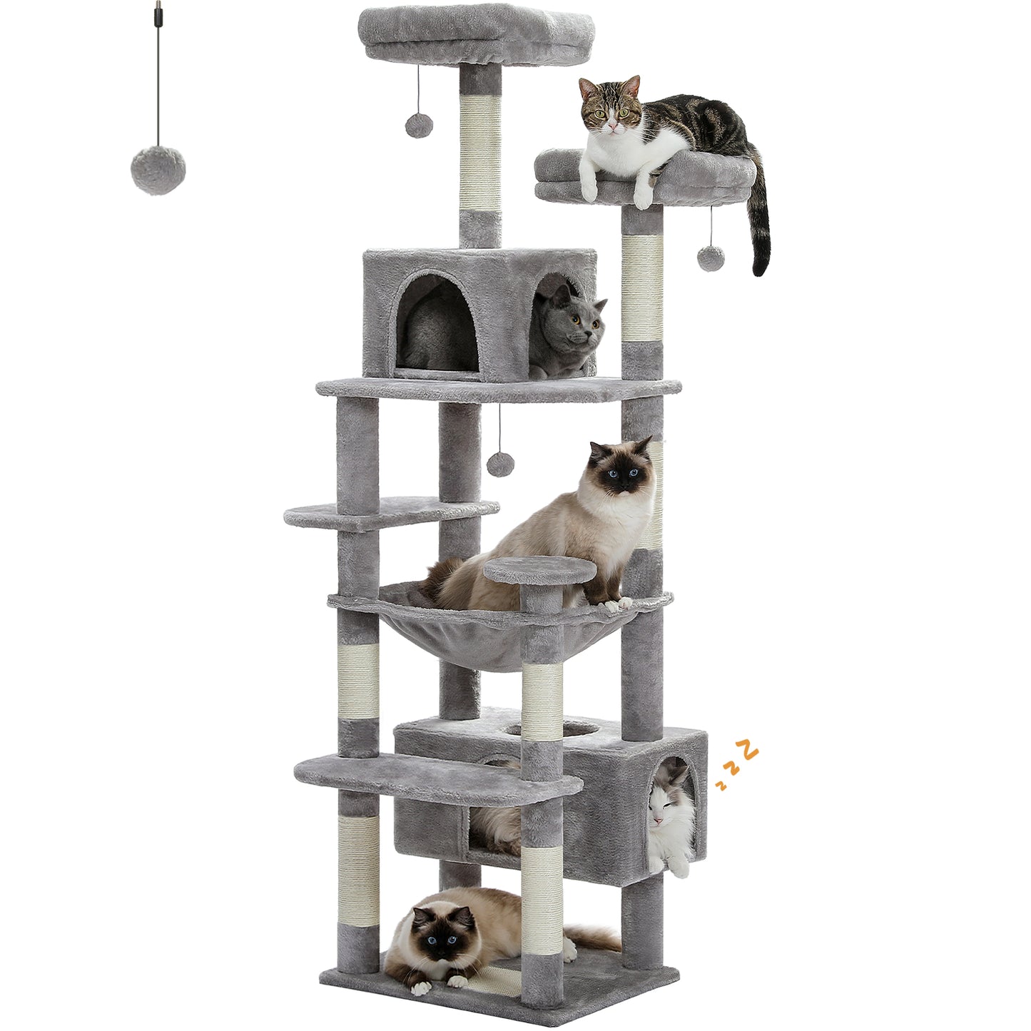 PAWZ Road | 140cm Tiragraffi con amaca XXL
