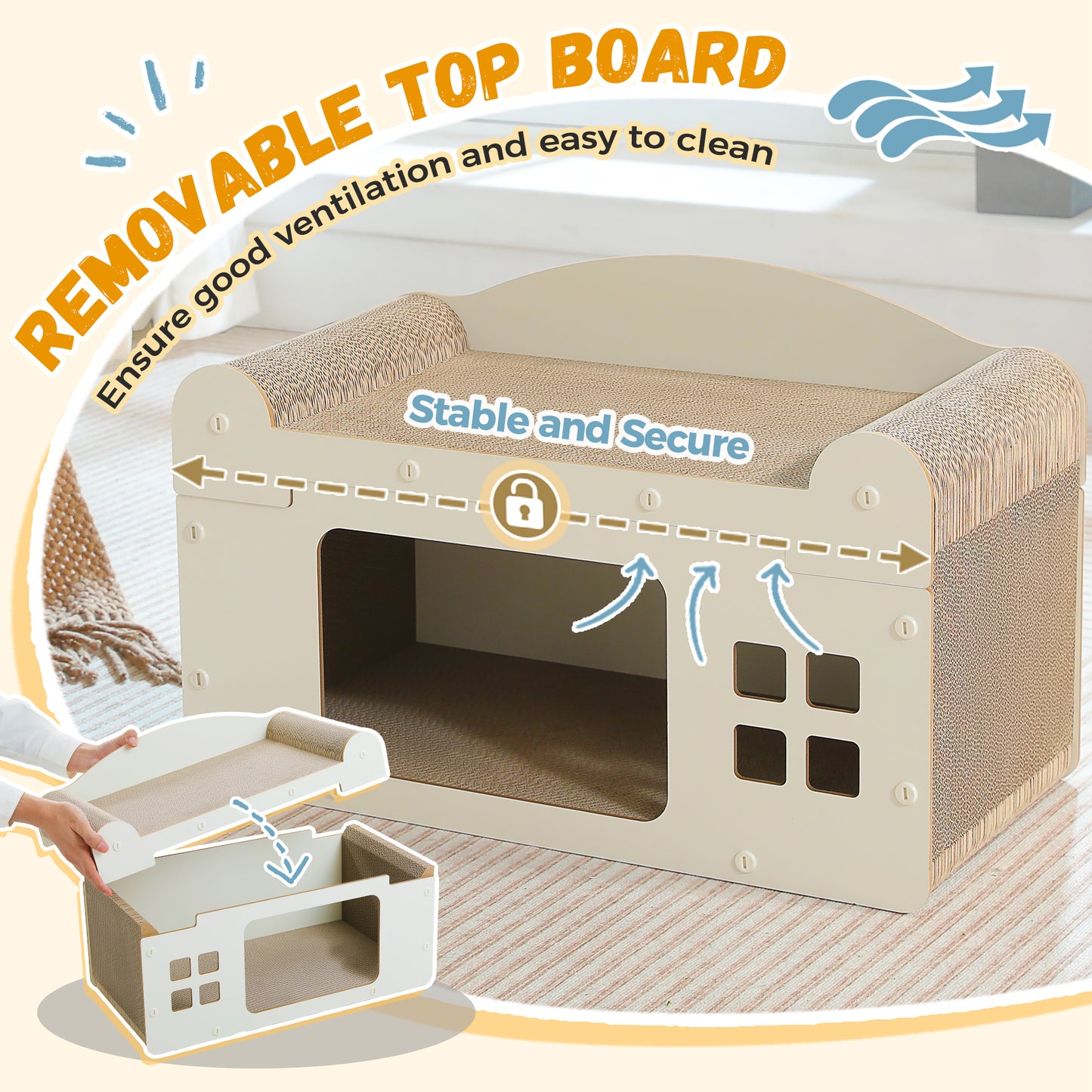 PAWZ Road | Tiragraffi con copertura rimovibile 2-in-1