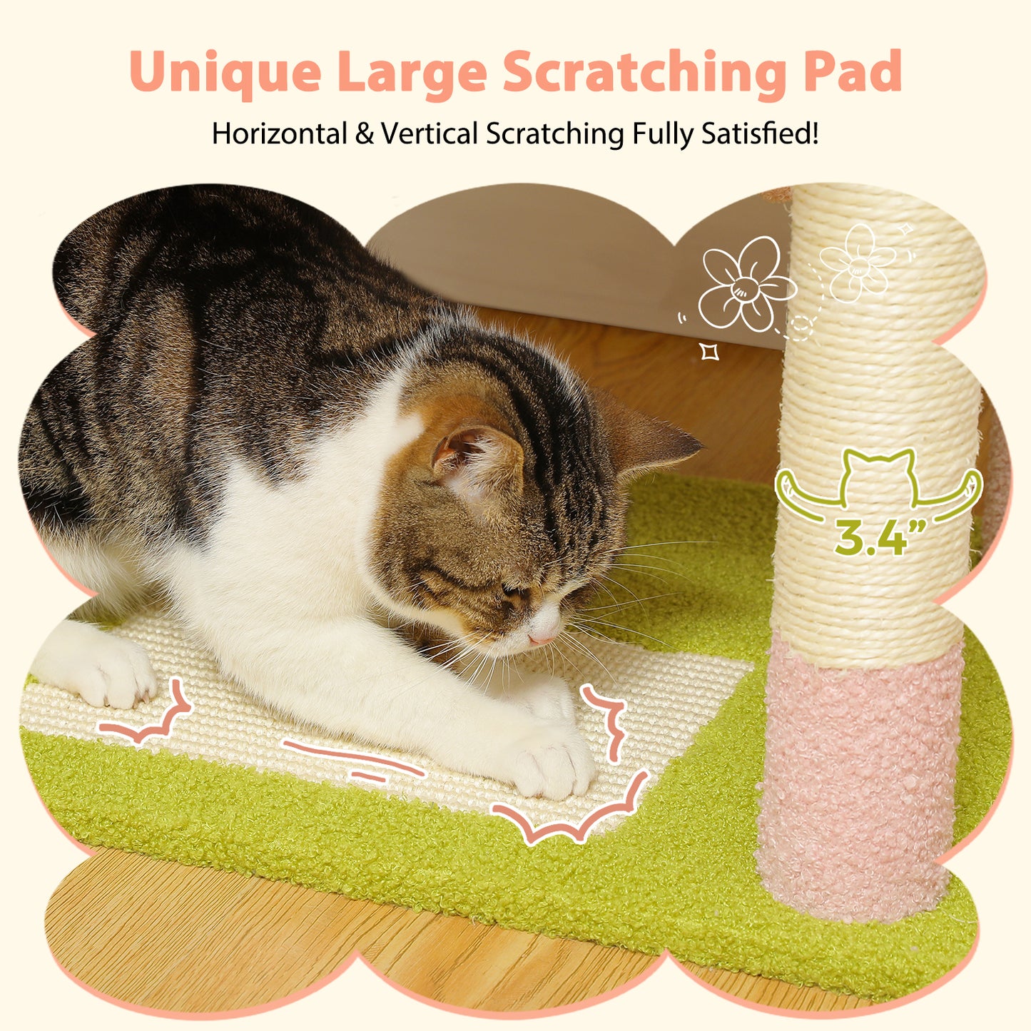 PAWZ Road | 140cm Tiragraffi con amaca XXL