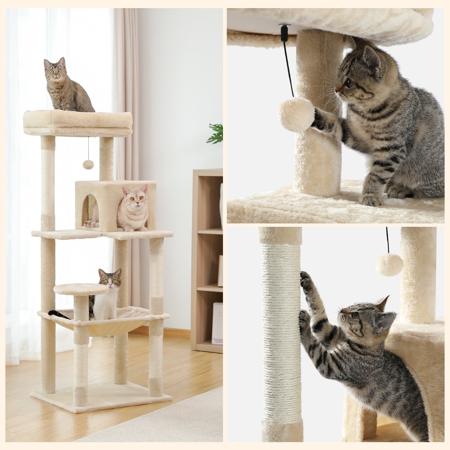 PAWZ Road | 140cm Tiragraffi a quattro piani