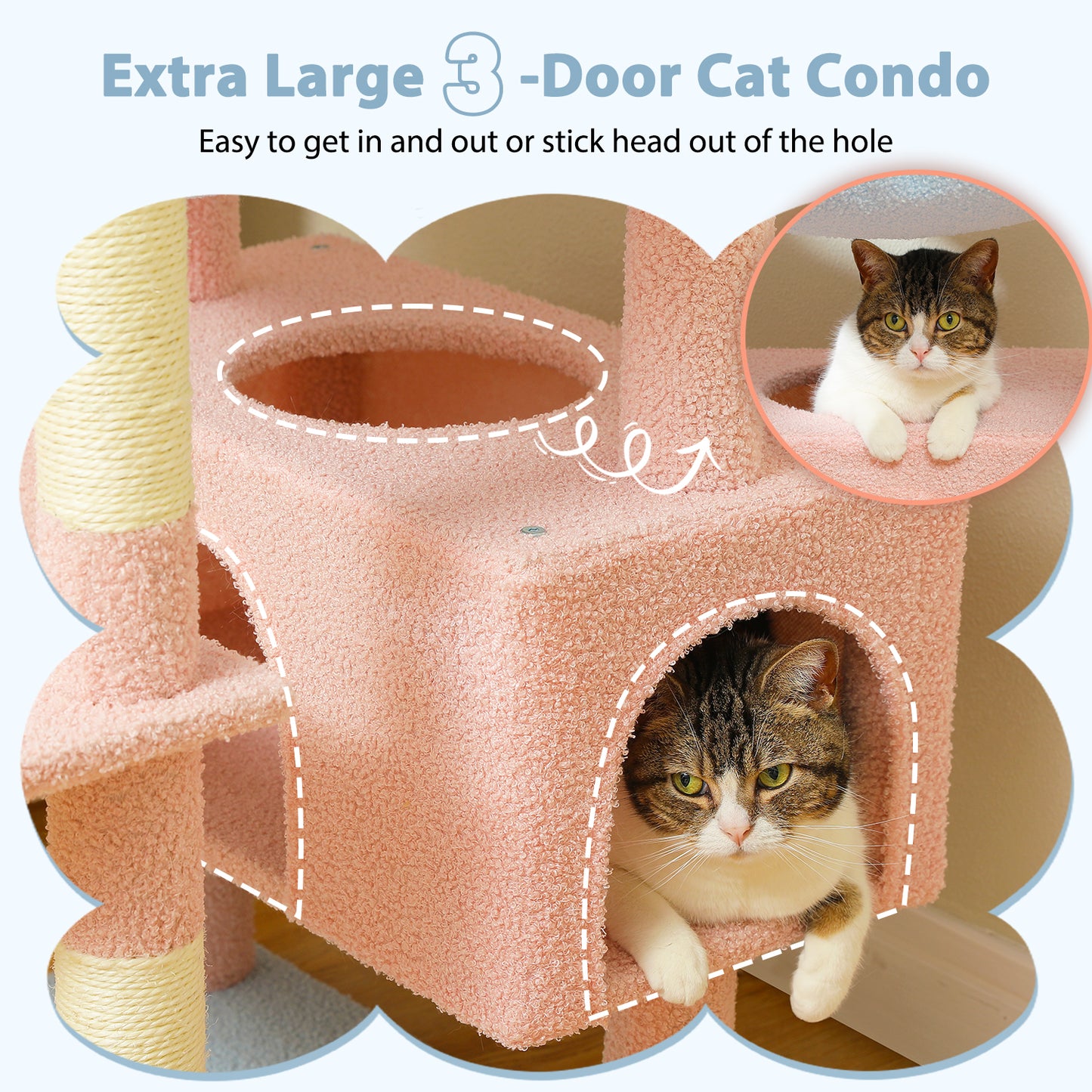PAWZ Road | 140cm Tiragraffi con amaca XXL
