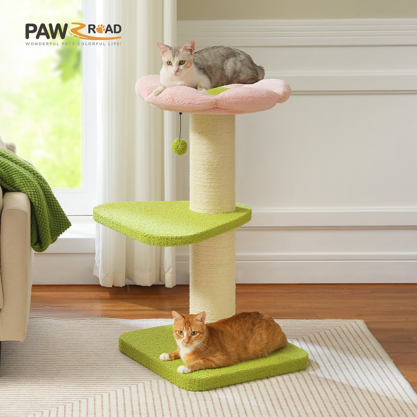 PAWZ Road | Tiragriffi a forma di fiore