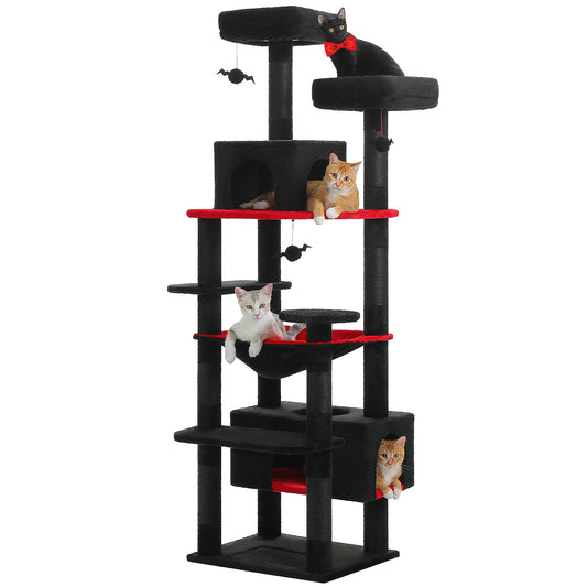 PAWZ Road | 140cm Albero con Tiragriffi per Gatti con amaca XXL