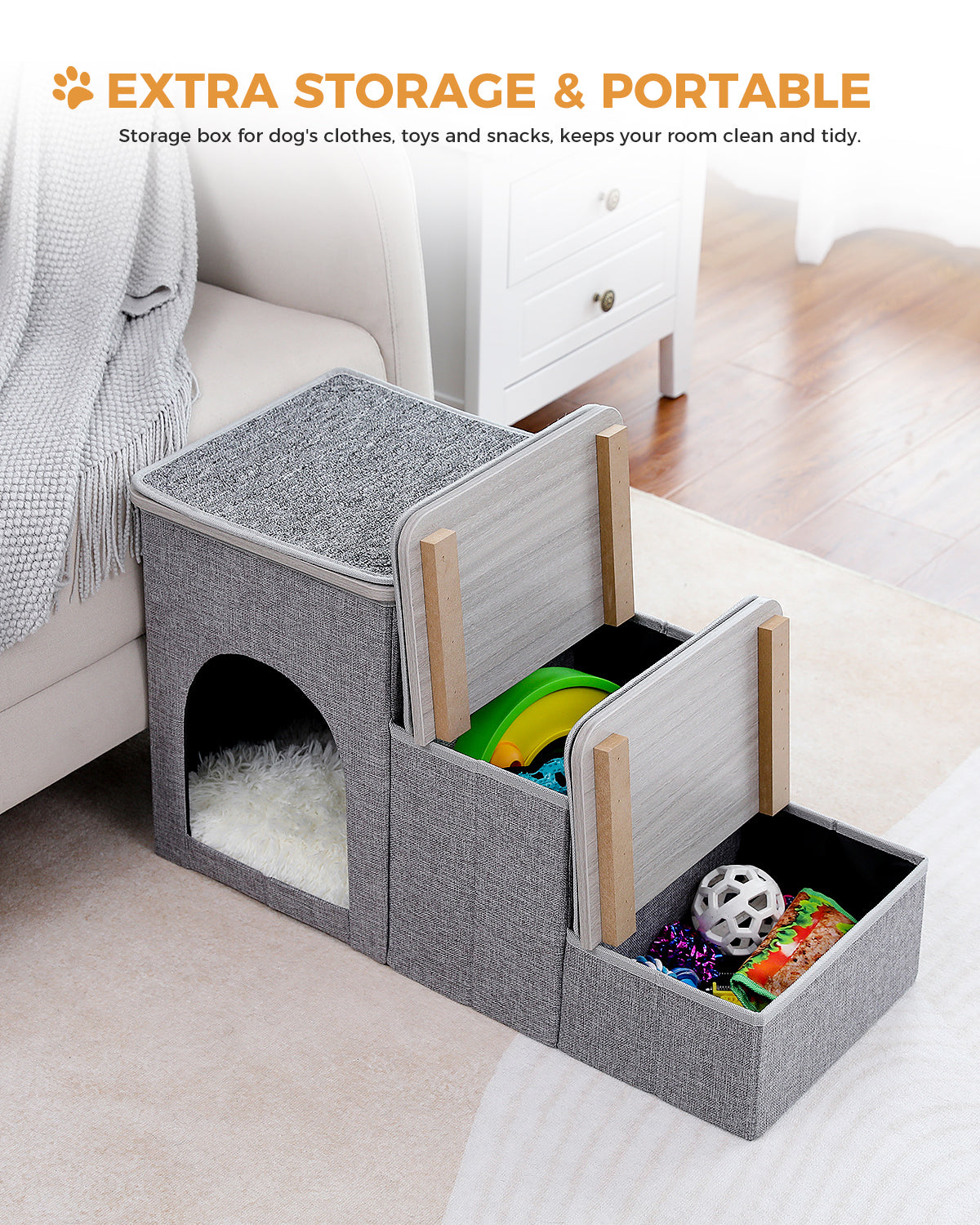 PAWZ Road | Scaletta & Contenitori per cani/gatti con zampe corte