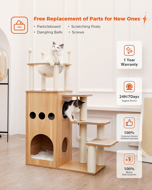 PAWZ Road | 130cm Tiragraffi di legno