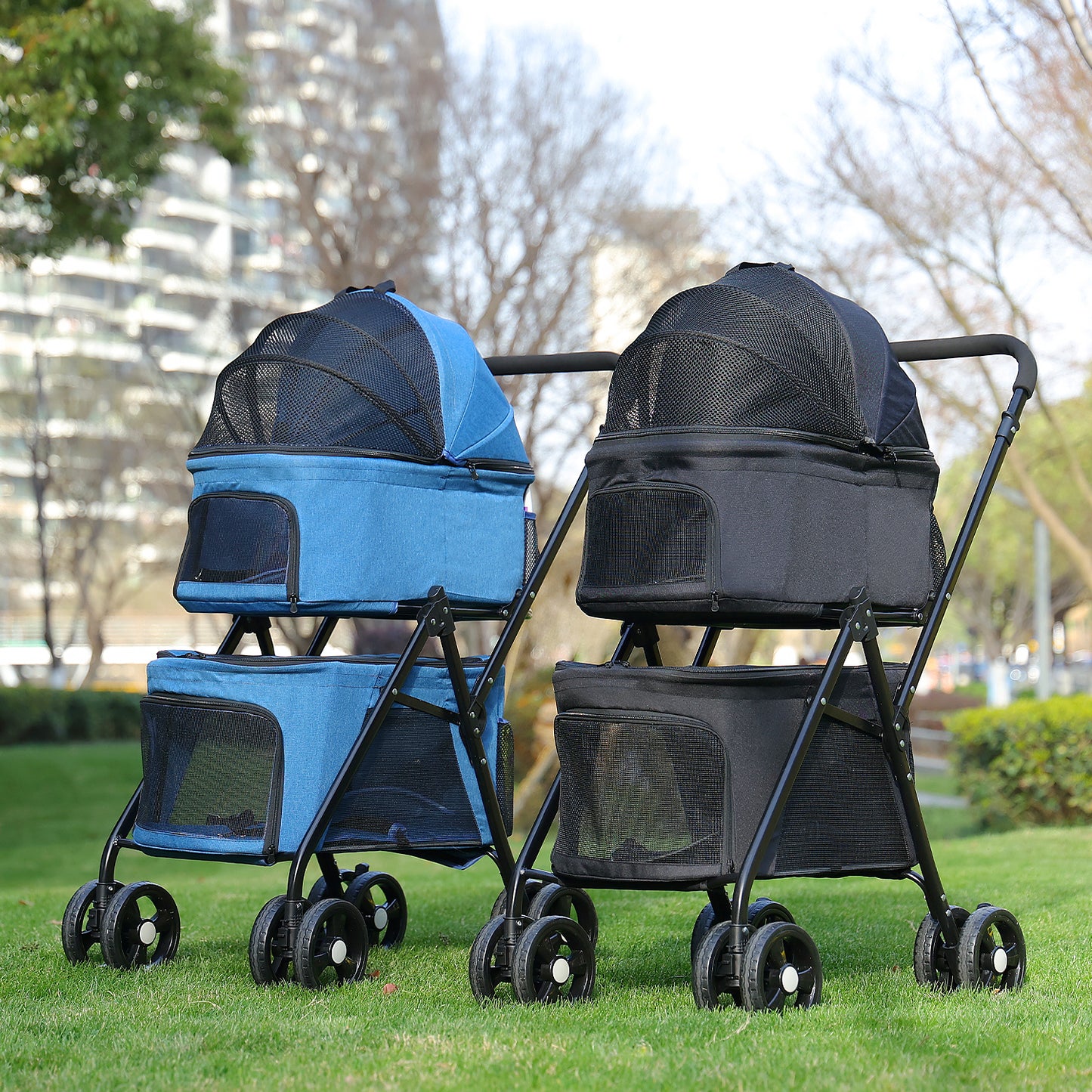 PAWZ Road | Carello per animali domestici a due cuccia