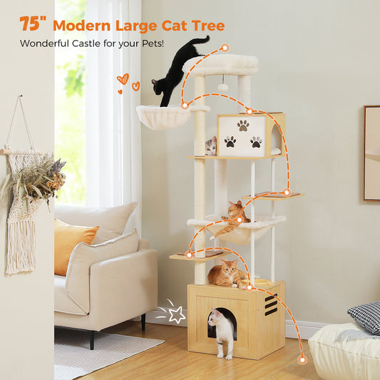 PAWZ Road | 190cm Tiragriffi XXL di Legno
