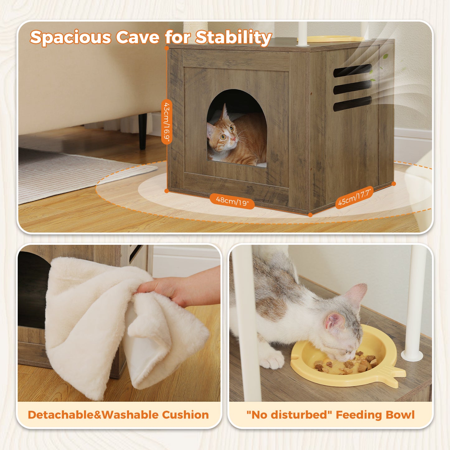 PAWZ Road | 190cm Tiragriffi XXL di Legno