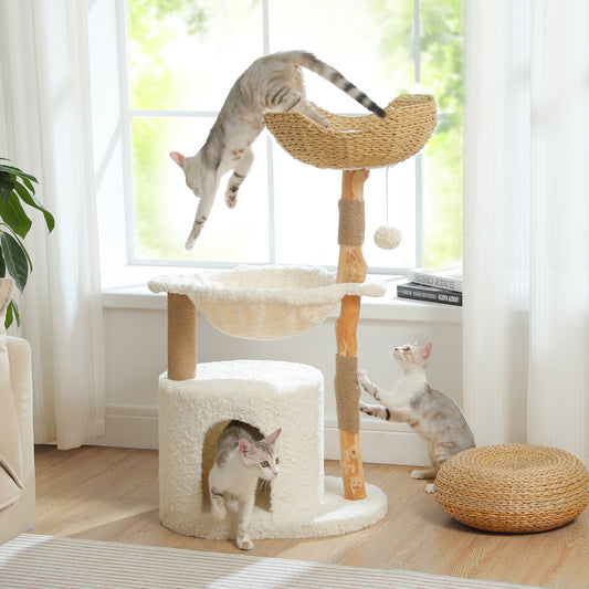 PAWZ Road | 102cm Tiragriffi di Legno puro