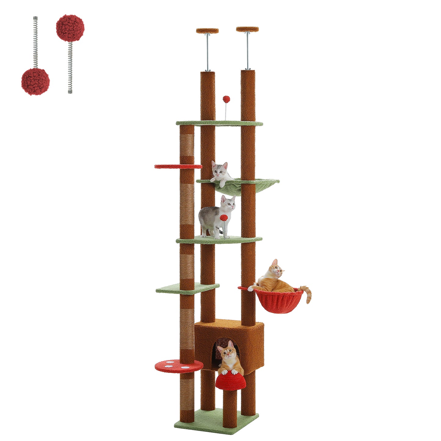 PAWZ Road | 230cm Tiragriffi estensibile al soffitto