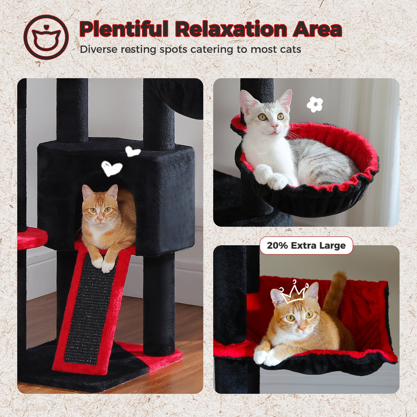 PAWZ Road | 230cm Tiragriffi estensibile al soffitto