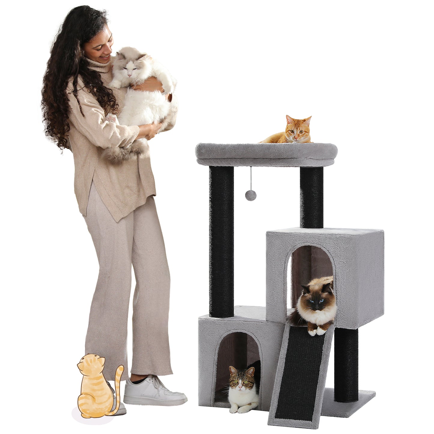 PAWZ Road | 115cm Tiragriffi in sisal