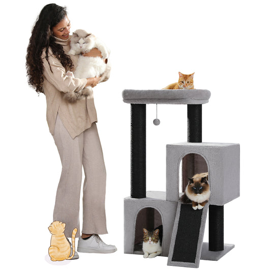 PAWZ Road | 115cm Albero con Tiragriffi per Gatti in sisal