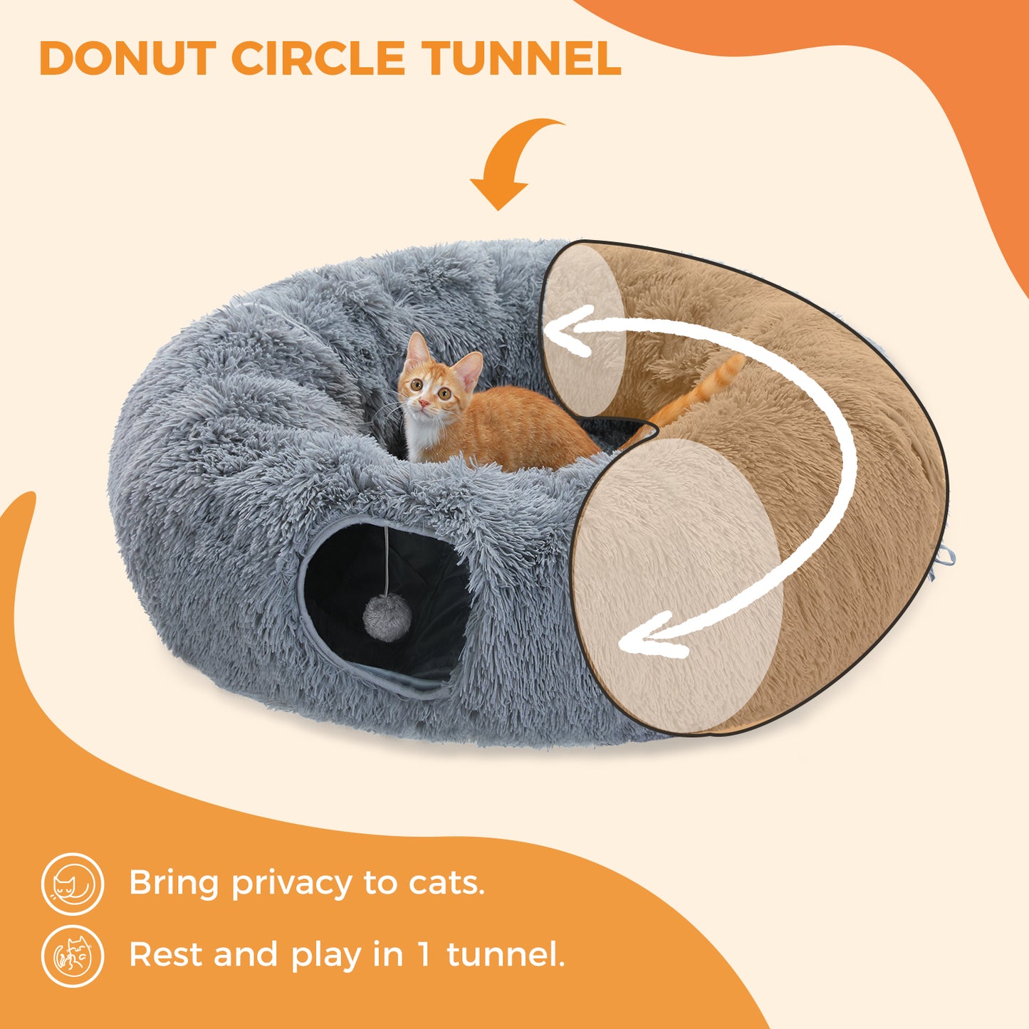 PAWZ Road | Tunnel Morbido per Gatti