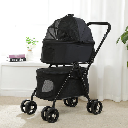 PAWZ Road | Carello per animali domestici a due cuccia