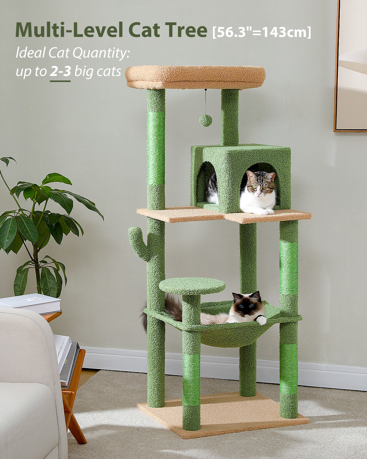 PAWZ Road | 140cm Tiragraffi a quattro piani