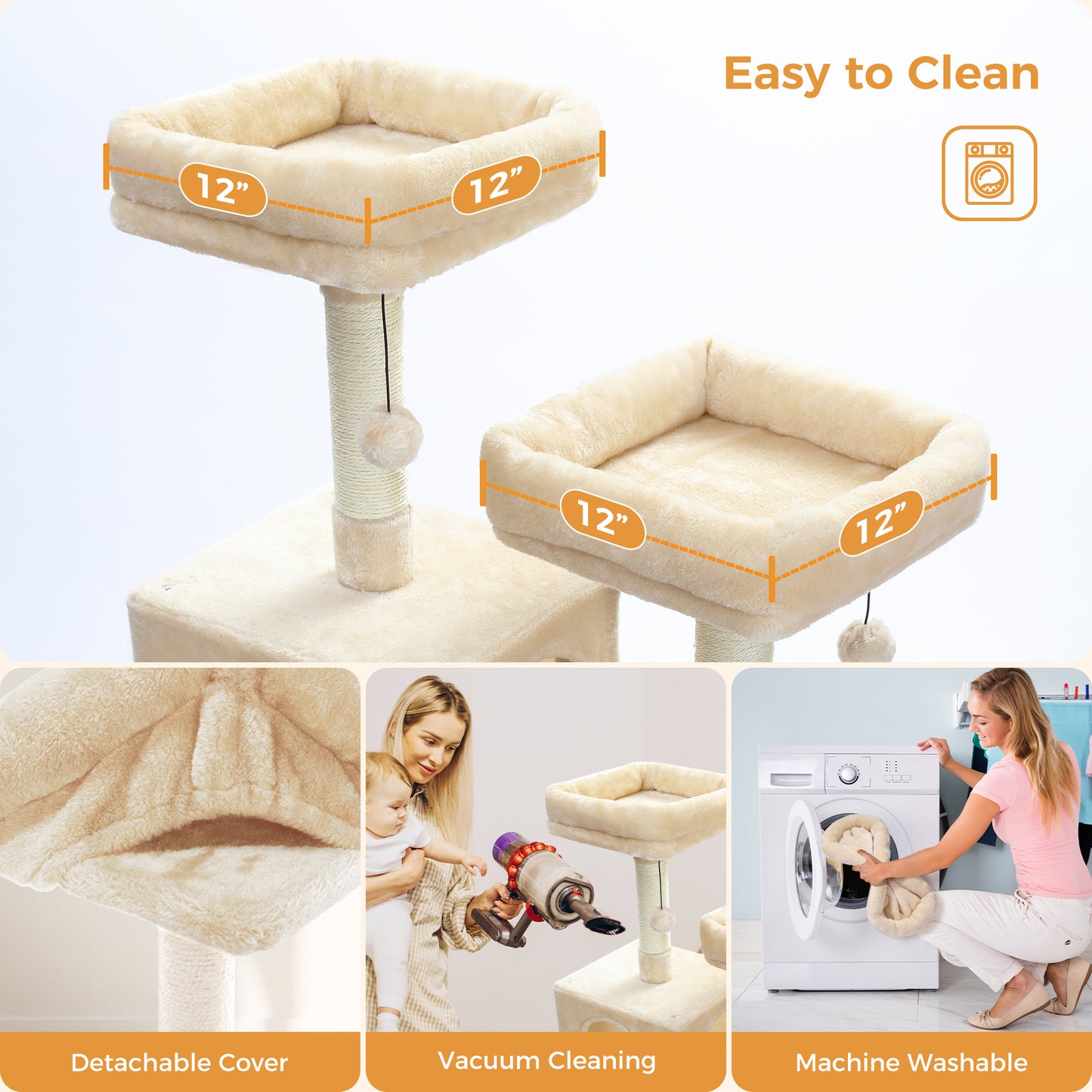 PAWZ Road | 140cm Tiragraffi con amaca XXL
