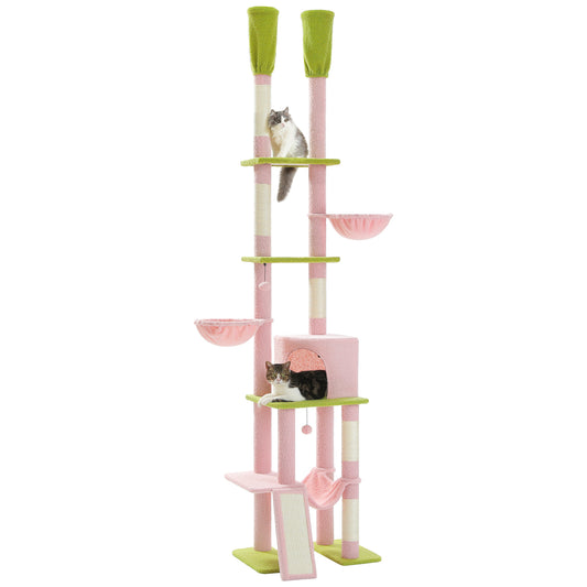 PAWZ Road | 210cm Albero di Tiragriffi per gatti con allungamento fino al soffitto