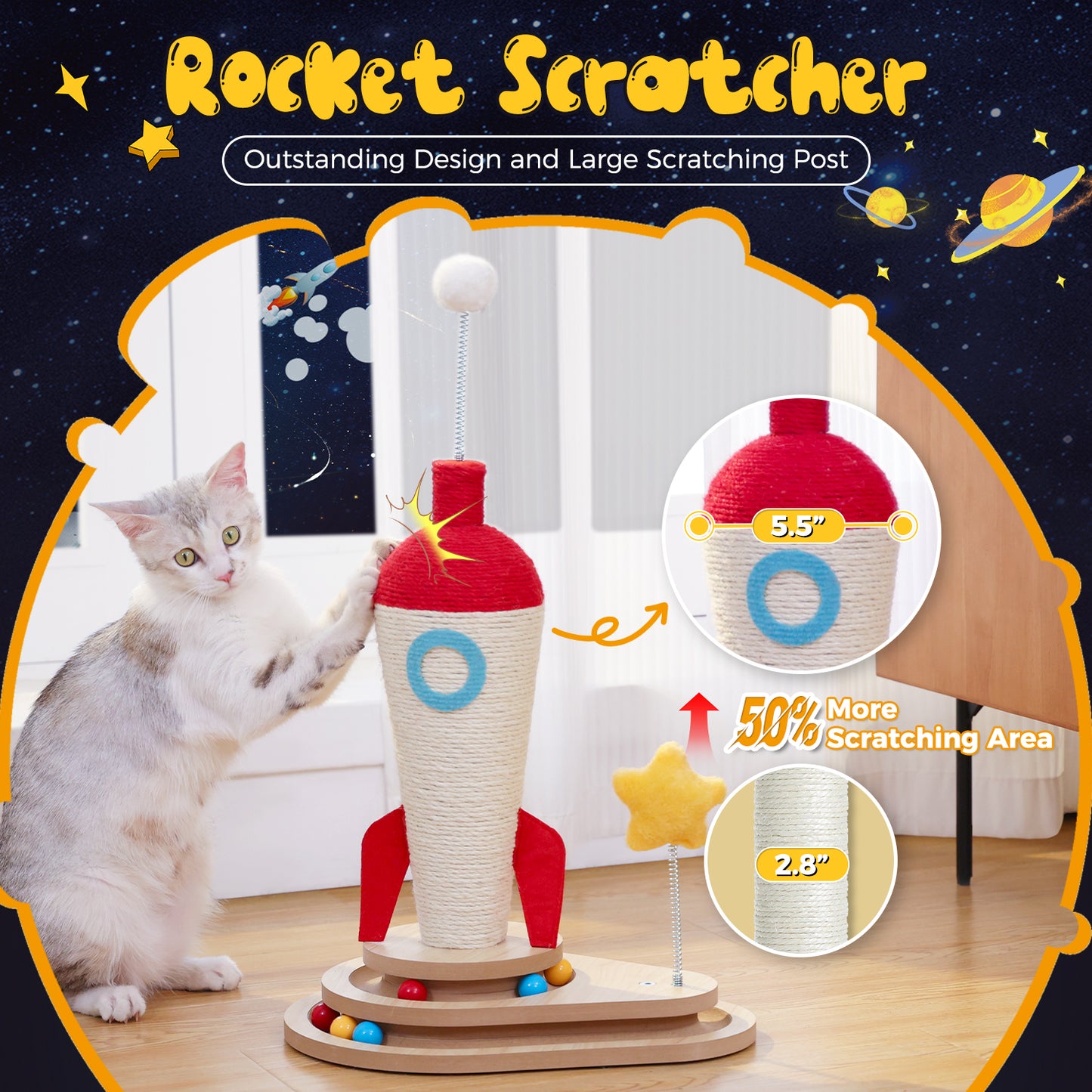 PAWZ Road | Tiragriffi a forma di Razzo