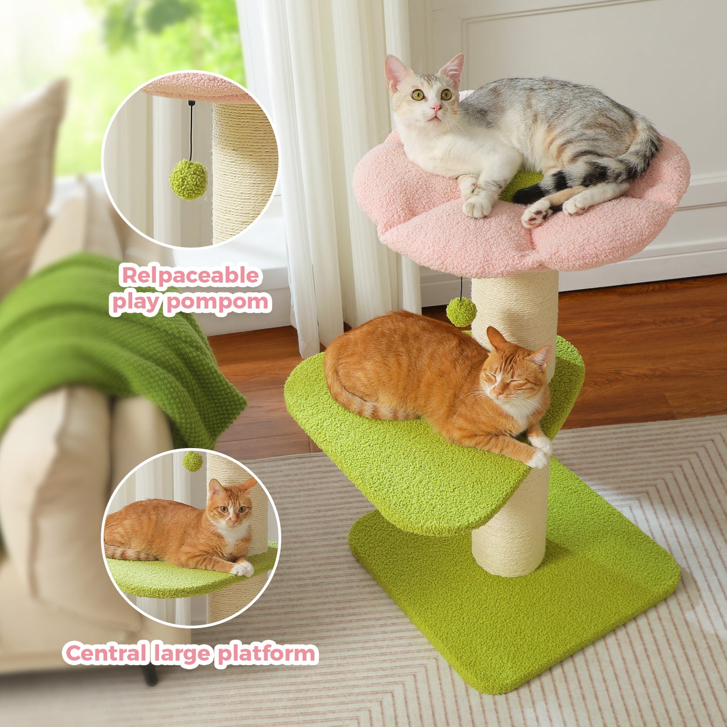 PAWZ Road | Tiragriffi a forma di fiore