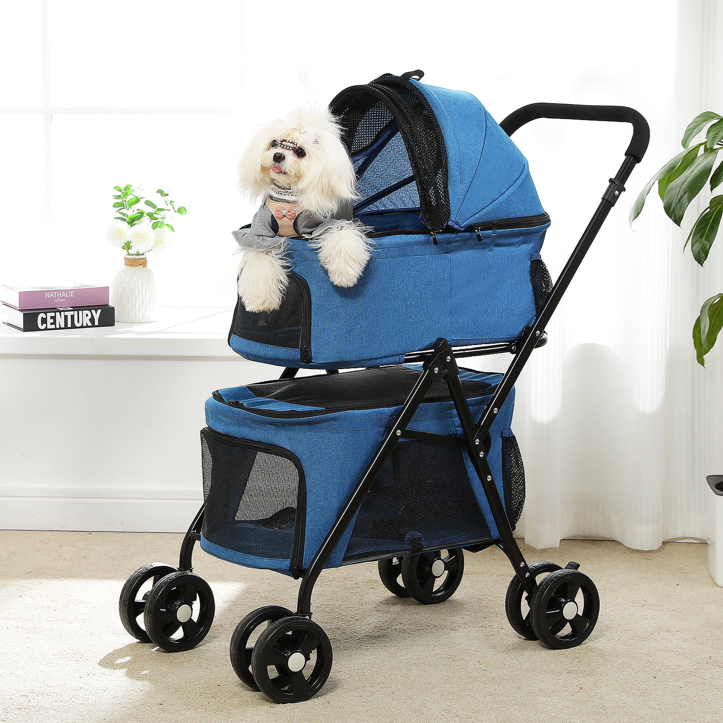 PAWZ Road | Carello per animali domestici a due cuccia