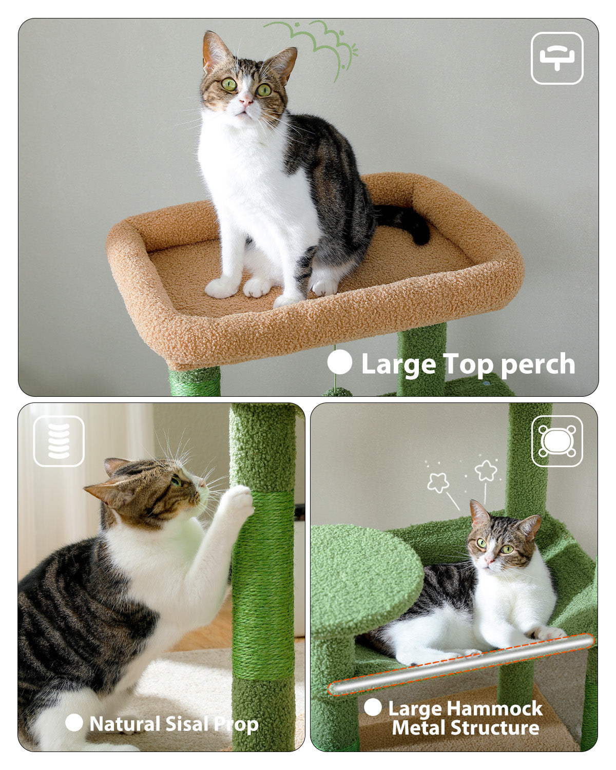 PAWZ Road | 140cm Tiragraffi a quattro piani