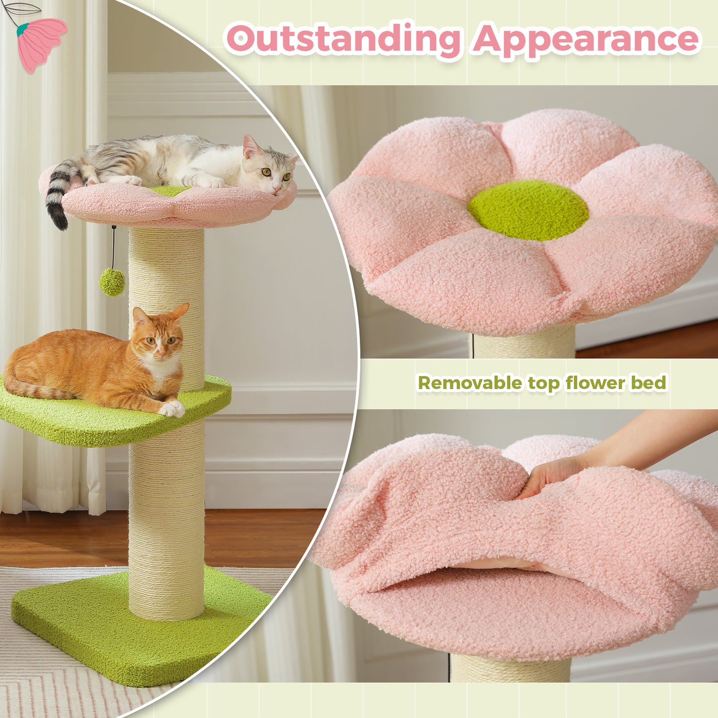 PAWZ Road | Tiragriffi a forma di fiore