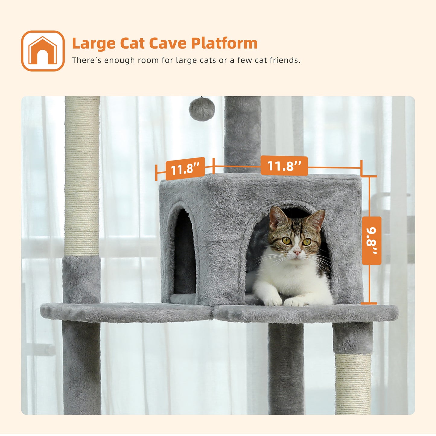 PAWZ Road | 140cm Tiragraffi a quattro piani