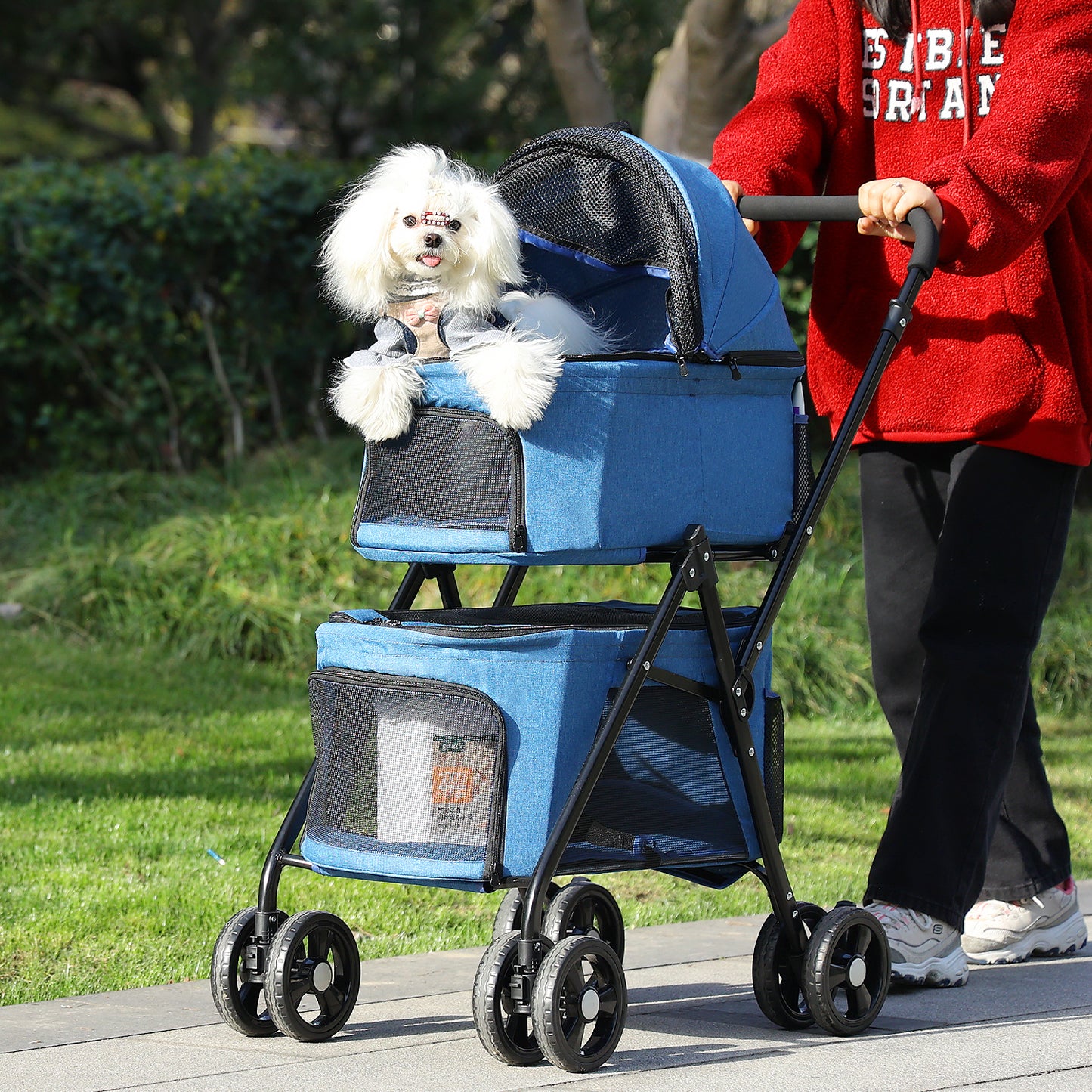PAWZ Road | Carello per animali domestici a due cuccia