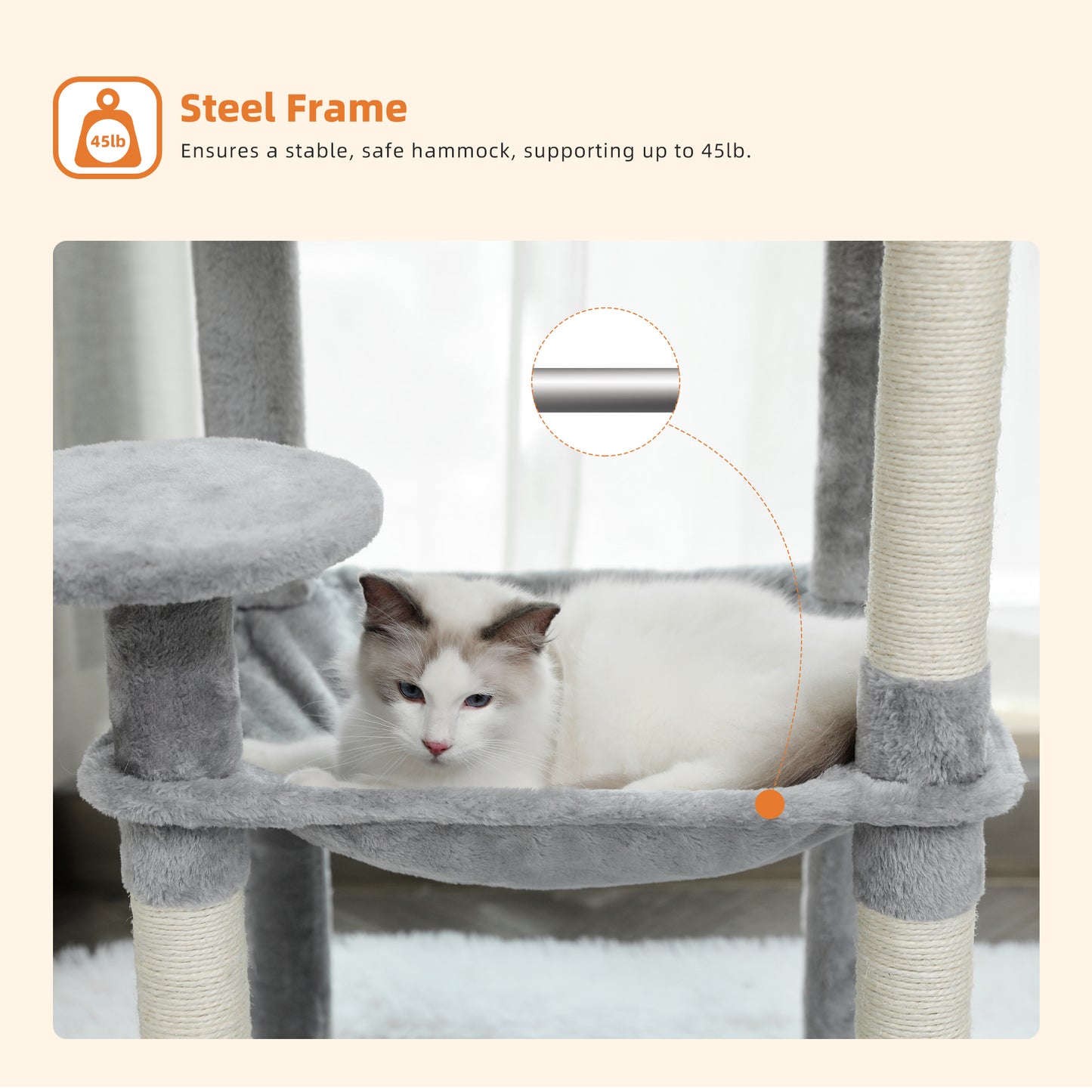 PAWZ Road | 140cm Tiragraffi a quattro piani