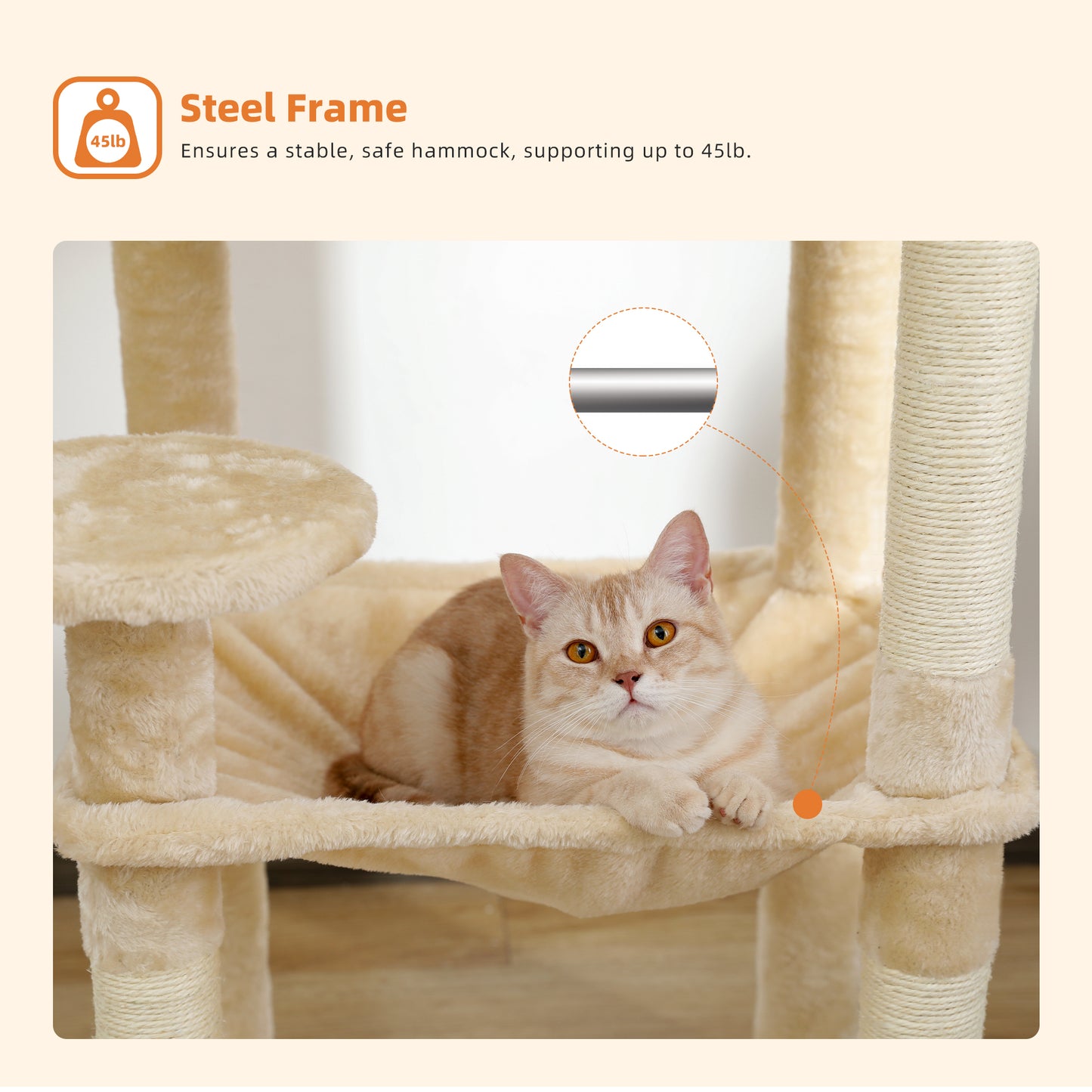 PAWZ Road | 140cm Tiragraffi a quattro piani