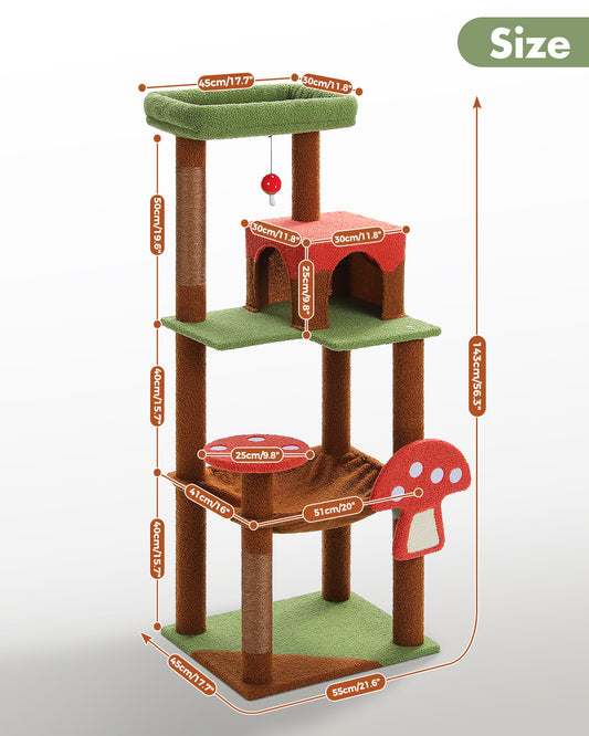 PAWZ Road | 140cm Tiragraffi a quattro piani