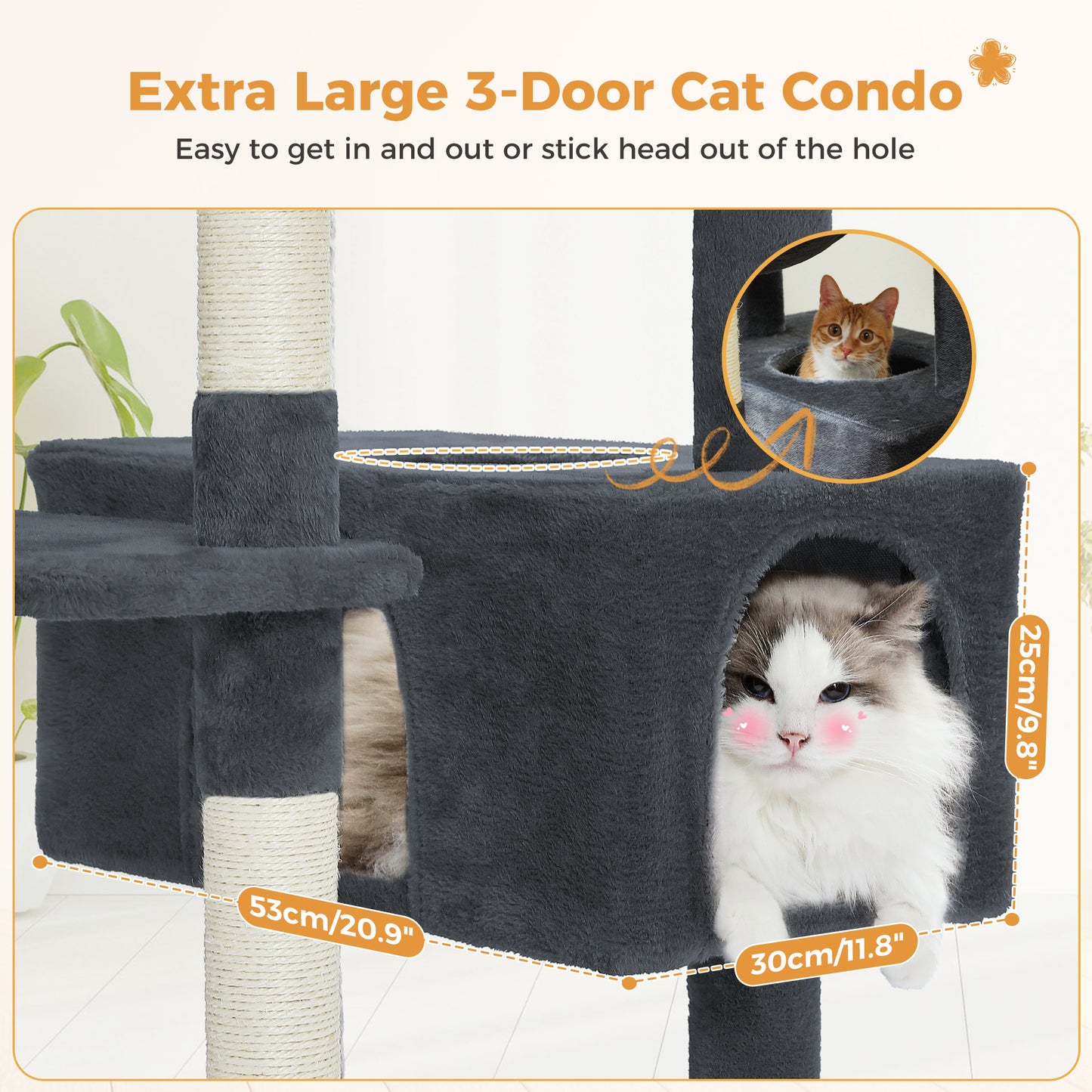 PAWZ Road | 140cm Tiragraffi con amaca XXL