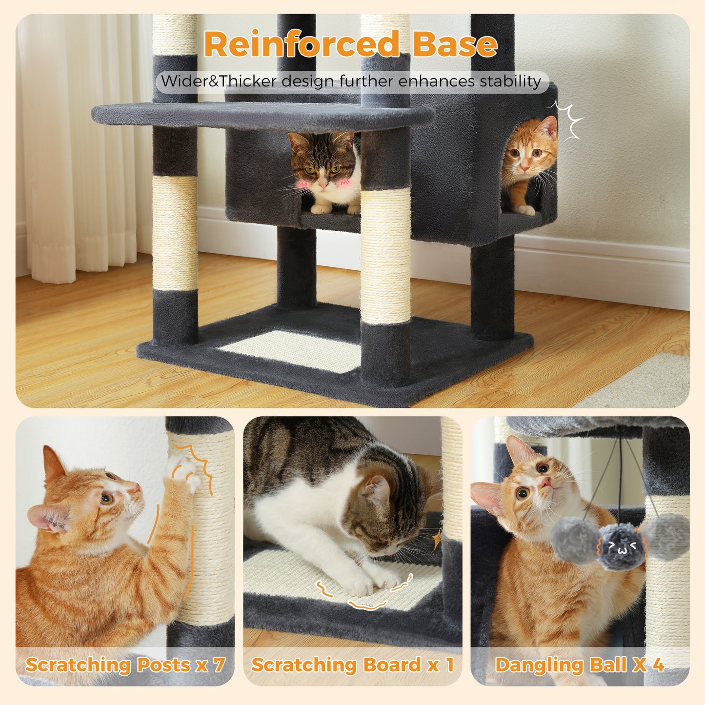 PAWZ Road | 140cm Tiragraffi con amaca XXL