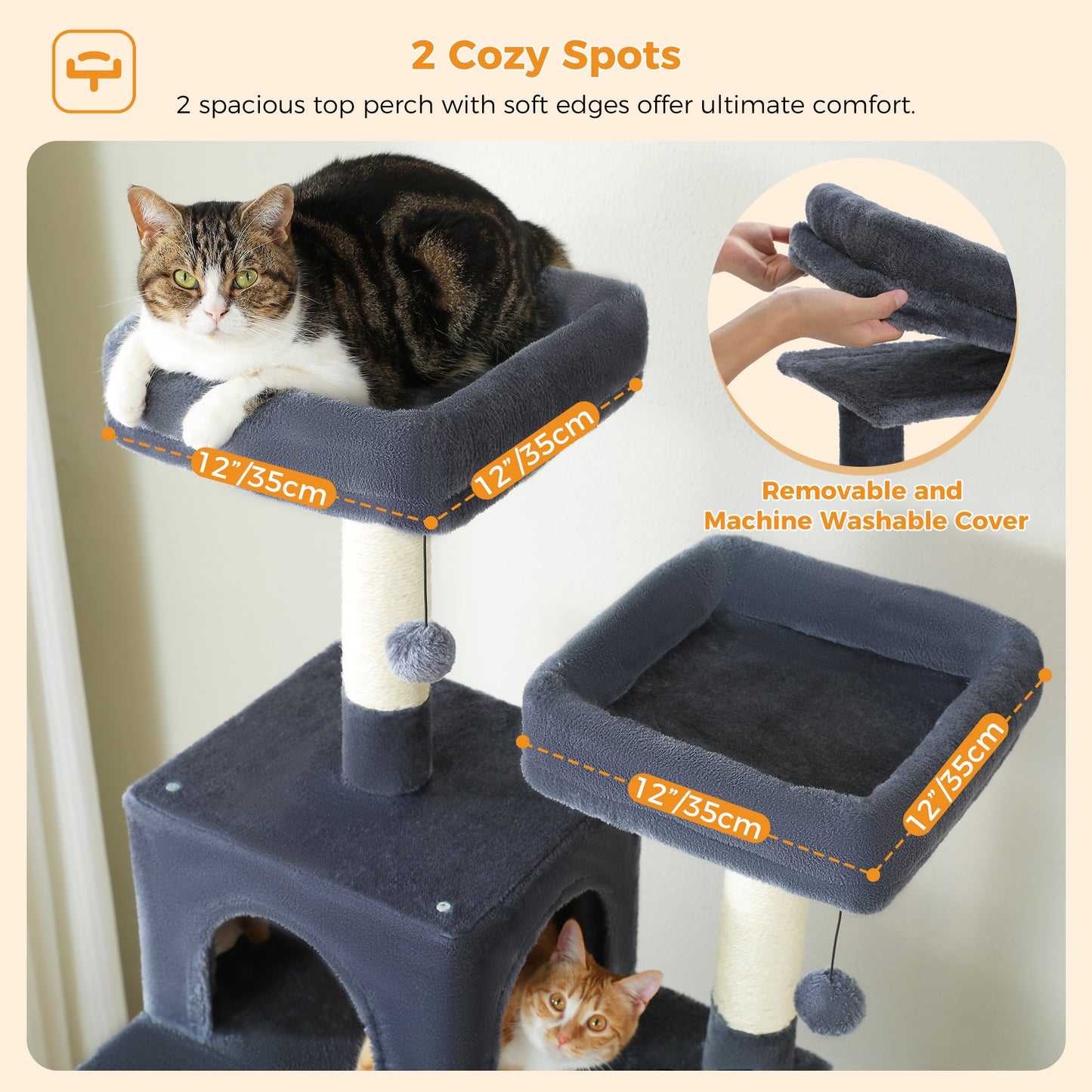 PAWZ Road | 140cm Tiragraffi con amaca XXL