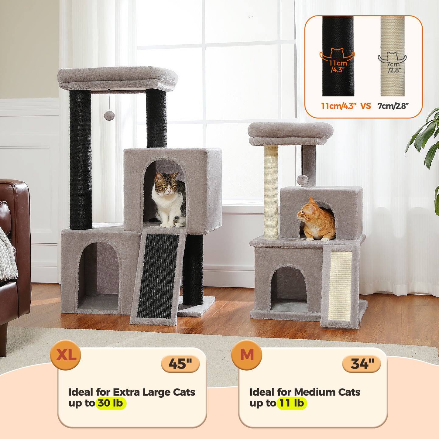 PAWZ Road | 115cm Tiragriffi in sisal