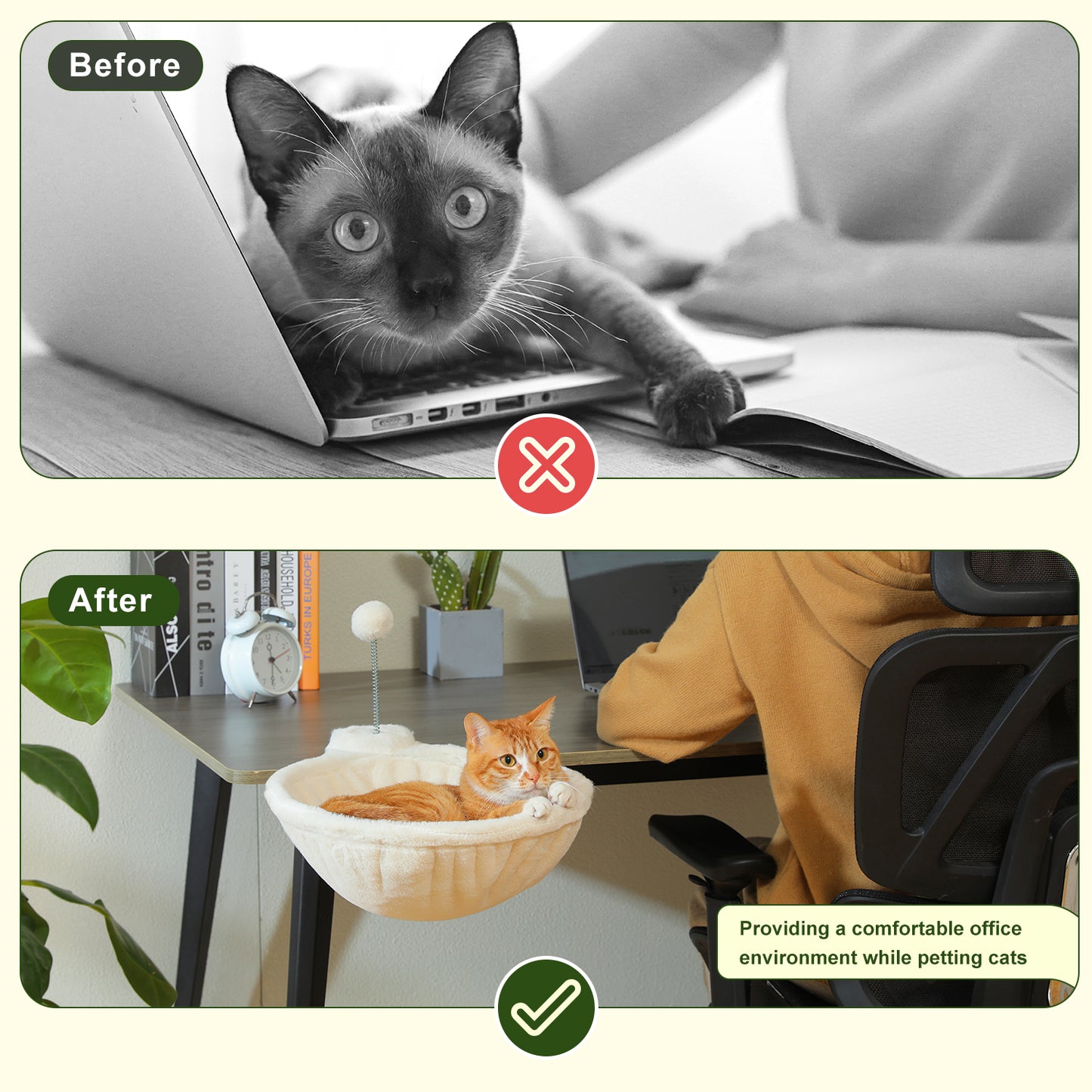 PAWZ Road | Cuccia per gatti sulla scrivania