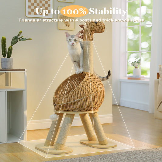 PAWZ Road | 115cm Tiragriffi a forma di dinosauro