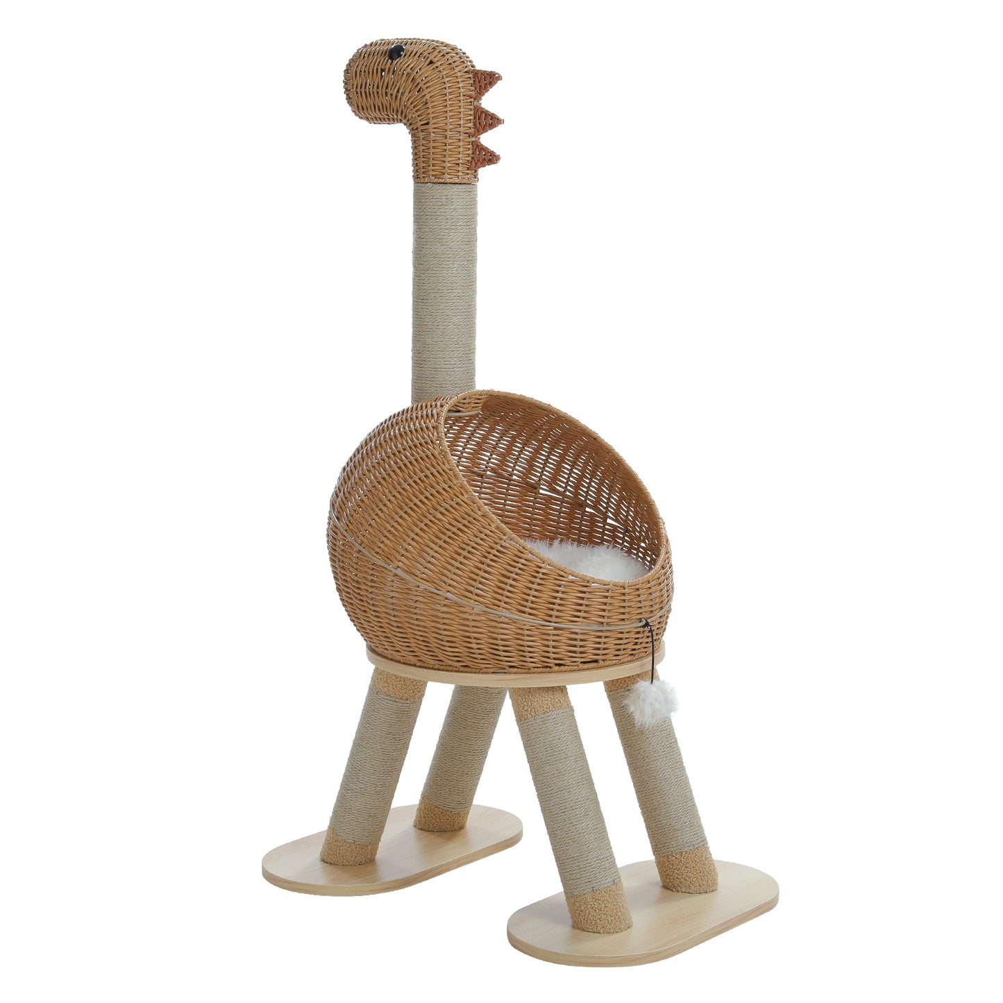PAWZ Road | 115cm Tiragriffi a forma di dinosauro