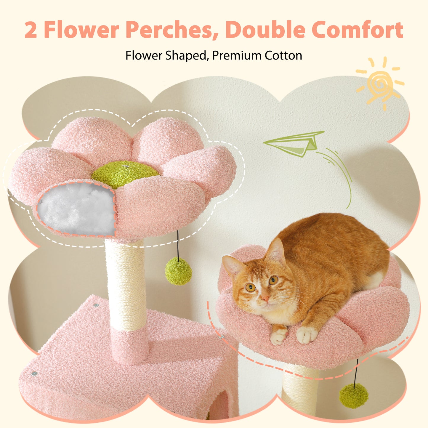 PAWZ Road | 140cm Tiragraffi con amaca XXL